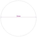 vidaXL Kefe golyó 6 pcs Ø 7,5 cm Ezüst Rozsdamentes acél 201