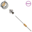 vidaXL HVLP Fúvóka 0,8 mm Fúvóka Ezüst Rozsdamentes Acél