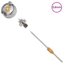 vidaXL HVLP Fúvóka 0,8 mm Fúvóka Ezüst Rozsdamentes Acél