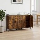 vidaXL Széf Füstös Tölgy 97 x 33 x 81 cm Szerelt Fa