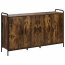 vidaXL Széf Füstös Tölgy 97 x 33 x 81 cm Szerelt Fa