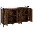 vidaXL Széf Füstös Tölgy 97 x 33 x 81 cm Szerelt Fa