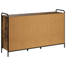 vidaXL Széf Füstös Tölgy 97 x 33 x 81 cm Szerelt Fa
