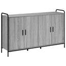 vidaXL Széf Szürke Sonoma 97 x 33 x 81 cm Szerelt Fa