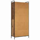 vidaXL Könyvespolc 55,5 x 33 x 174 cm Szerelt Fa Antik Fa