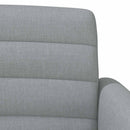 vidaXL Gombra tűzött loveseat Világosszürke 116 x 67 x 80 cm Szövet