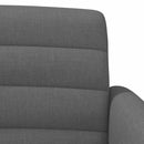 vidaXL Gombra tűzött loveseat Sötétszürke 116 x 67 x 80 cm Szövet