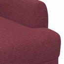 vidaXL Gombra tűzött loveseat Bordó 116 x 67 x 80 cm Szövet