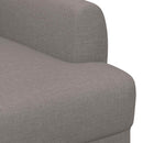 vidaXL Gombra tűzött loveseat Tópszínű 116 x 67 x 80 cm Szövet