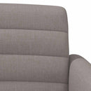 vidaXL Gombra tűzött loveseat Tópszínű 116 x 67 x 80 cm Szövet