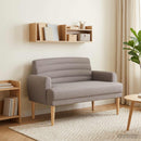 vidaXL Gombra tűzött loveseat Tópszínű 116 x 67 x 80 cm Szövet