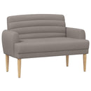 vidaXL Gombra tűzött loveseat Tópszínű 116 x 67 x 80 cm Szövet