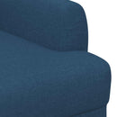 vidaXL Gombra tűzött loveseat Kék 116 x 67 x 80 cm Szövet