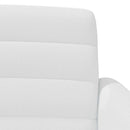 vidaXL Gombra tűzött loveseat Fehér 116 x 67 x 80 cm Szövet