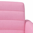 vidaXL Gombra tűzött loveseat Rózsaszín 116 x 67 x 80 cm Szövet