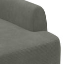 vidaXL Gombra tűzött loveseat Világosszürke 116 x 67 x 81 cm