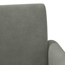 vidaXL Gombra tűzött loveseat Világosszürke 116 x 67 x 81 cm