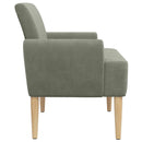 vidaXL Gombra tűzött loveseat Világosszürke 116 x 67 x 81 cm