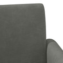 vidaXL Gombra tűzött loveseat Sötétszürke 116 x 67 x 81 cm