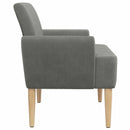vidaXL Gombra tűzött loveseat Sötétszürke 116 x 67 x 81 cm