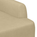vidaXL Gombra tűzött loveseat Világos Zöld Szürke 116 x 67 x 81 cm