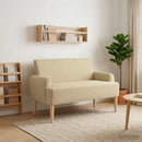 vidaXL Gombra tűzött loveseat Világos Zöld Szürke 116 x 67 x 81 cm