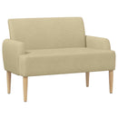vidaXL Gombra tűzött loveseat Világos Zöld Szürke 116 x 67 x 81 cm