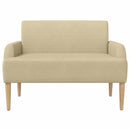 vidaXL Gombra tűzött loveseat Világos Zöld Szürke 116 x 67 x 81 cm