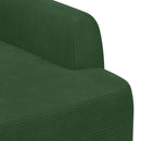 vidaXL Gombra tűzött loveseat Dzsungel zöld 116 x 67 x 81 cm