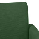 vidaXL Gombra tűzött loveseat Dzsungel zöld 116 x 67 x 81 cm