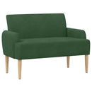vidaXL Gombra tűzött loveseat Dzsungel zöld 116 x 67 x 81 cm