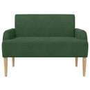 vidaXL Gombra tűzött loveseat Dzsungel zöld 116 x 67 x 81 cm