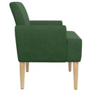 vidaXL Gombra tűzött loveseat Dzsungel zöld 116 x 67 x 81 cm