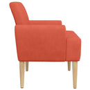 vidaXL Gombra tűzött loveseat Piros Narancs 116 x 67 x 81 cm