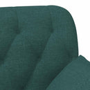 vidaXL Gombra tűzött loveseat Sötétzöld 111 x 68 x 80 cm Szövet