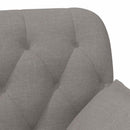 vidaXL Gombra tűzött loveseat Tópszínű 111 x 68 x 80 cm Szövet
