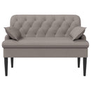 vidaXL Gombra tűzött loveseat Tópszínű 111 x 68 x 80 cm Szövet