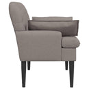 vidaXL Gombra tűzött loveseat Tópszínű 111 x 68 x 80 cm Szövet