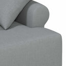 vidaXL Gombra tűzött loveseat Világosszürke 120 x 65 x 79 cm Szövet