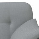 vidaXL Gombra tűzött loveseat Világosszürke 120 x 65 x 79 cm Szövet