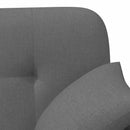 vidaXL Gombra tűzött loveseat Sötétszürke 120 x 65 x 79 cm Szövet