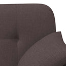 vidaXL Gombra tűzött loveseat Sötét Barna 120 x 65 x 79 cm Szövet