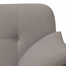 vidaXL Gombra tűzött loveseat Tópszínű 120 x 65 x 79 cm Szövet