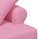 vidaXL Gombra tűzött loveseat Rózsaszín 120 x 65 x 79 cm Szövet