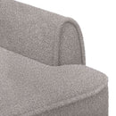 vidaXL Gombra tűzött loveseat Világosszürke 117 x 67 x 77 cm Bouclé