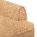 vidaXL Gombra tűzött loveseat Bézs 117 x 67 x 77 cm Bouclé