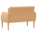 vidaXL Gombra tűzött loveseat Bézs 117 x 67 x 77 cm Bouclé
