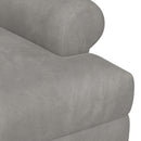vidaXL Gombra tűzött loveseat Világosszürke 120 x 66 x 78 cm Bársony