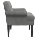 vidaXL Gombra tűzött loveseat Sötétszürke 120 x 66 x 78 cm Bársony