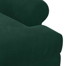 vidaXL Gombra tűzött loveseat Sötétzöld 120 x 66 x 78 cm Bársony